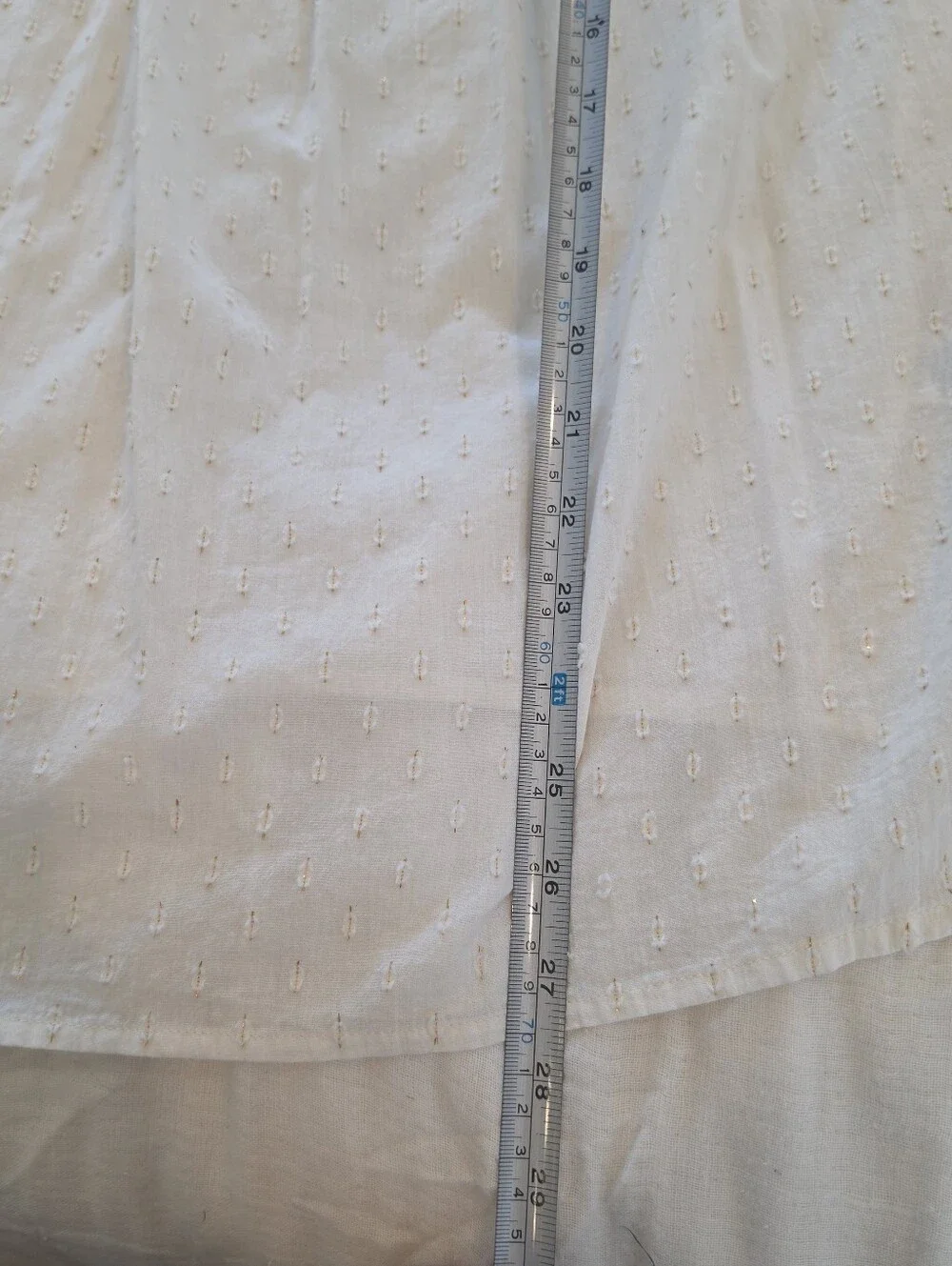 Ivy Jane Ivory Swiss Dot Blouse Size Small